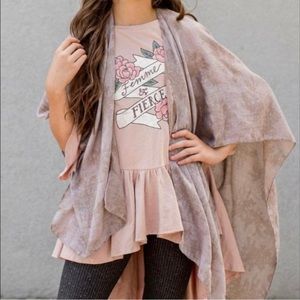 Joyfolie girls duster cardigan